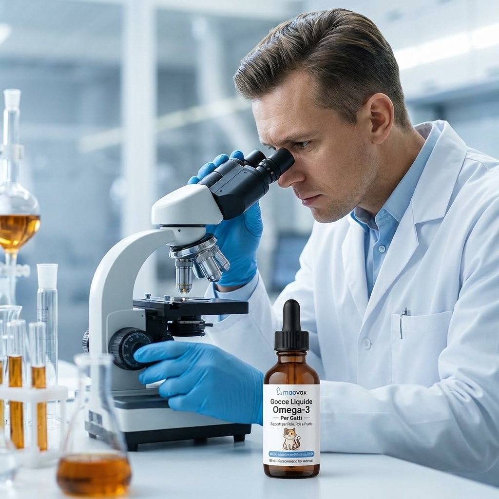 Testato in laboratorio. Pensato per il tuo gatto.